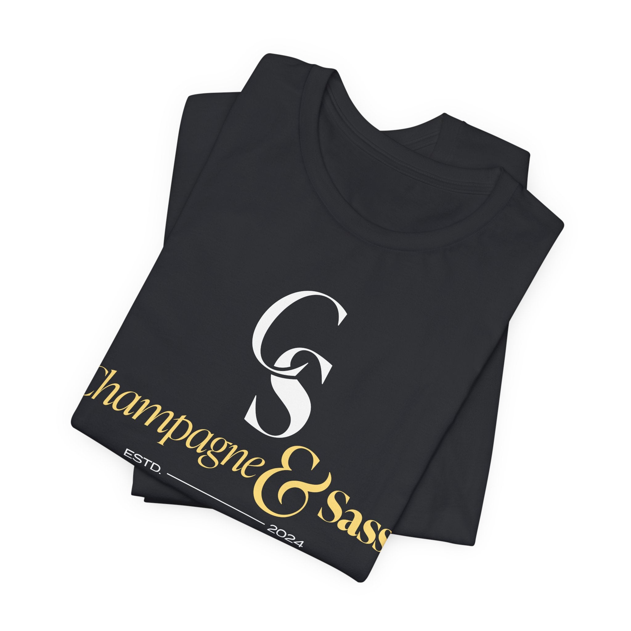 Champagne & Sass Logo T-Shirt