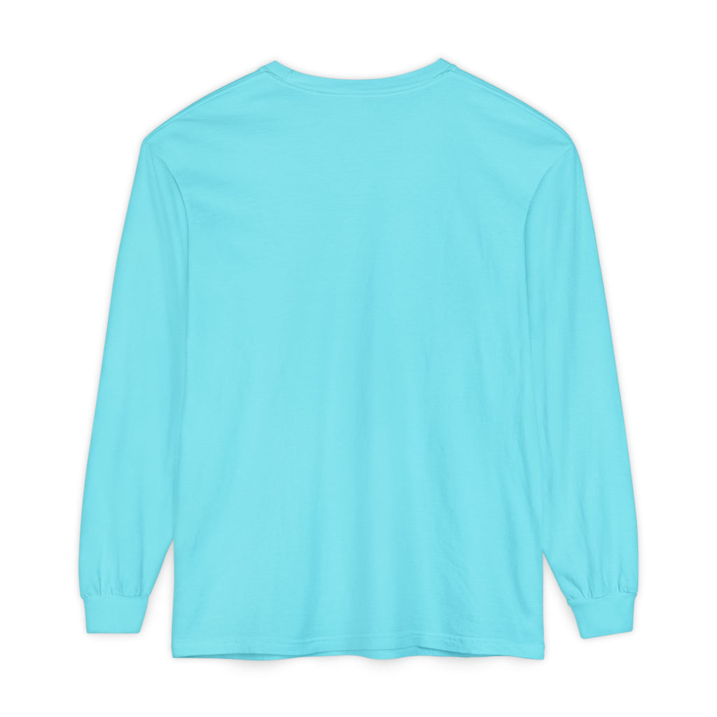 Honey She Drinks Garment-dyed Long Sleeve T-Shirt