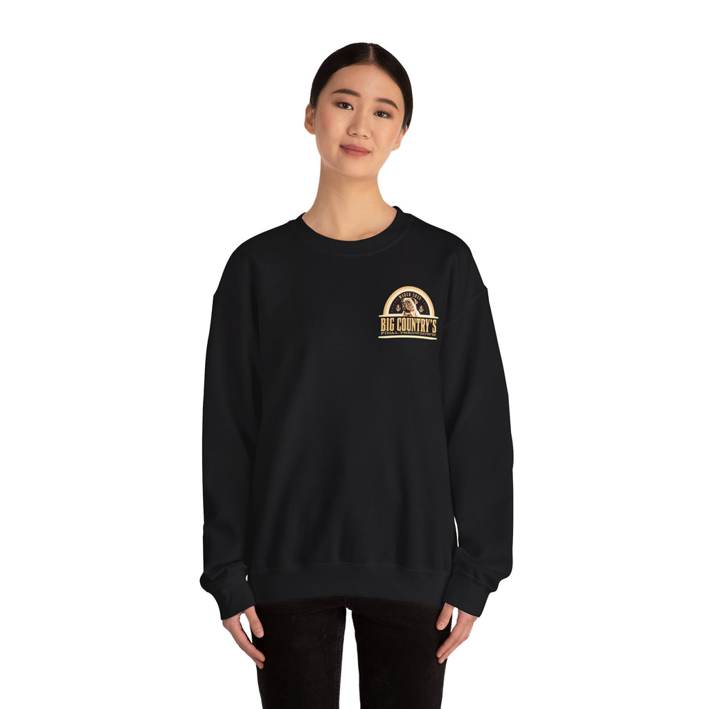 Crew Neck Hoodie: Big Country's Final Throwdown (FAST PRODUCTION)
