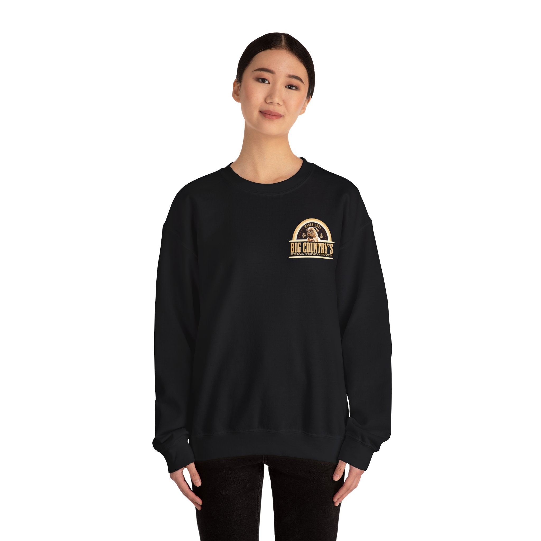 Crew Neck Hoodie: Big Country's Final Throwdown (FAST PRODUCTION)