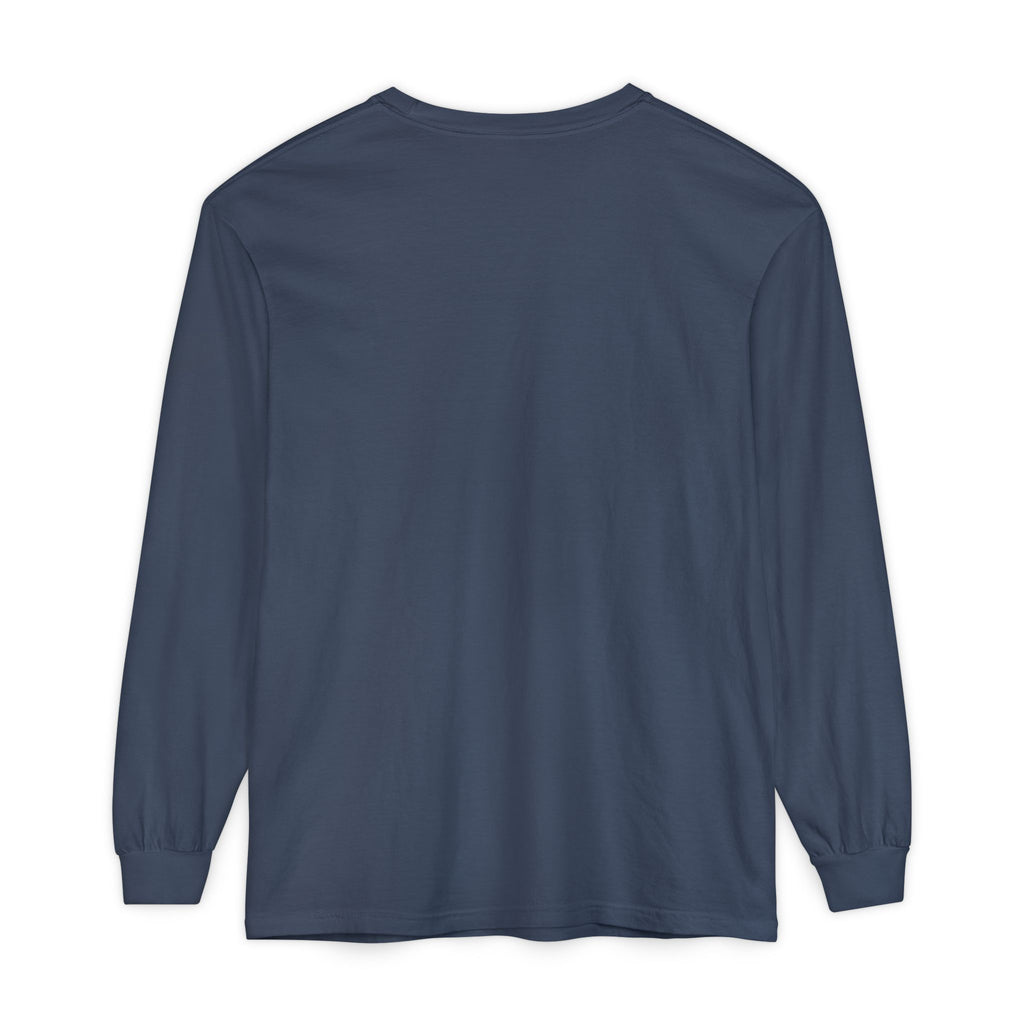 Honey She Drinks Garment-dyed Long Sleeve T-Shirt