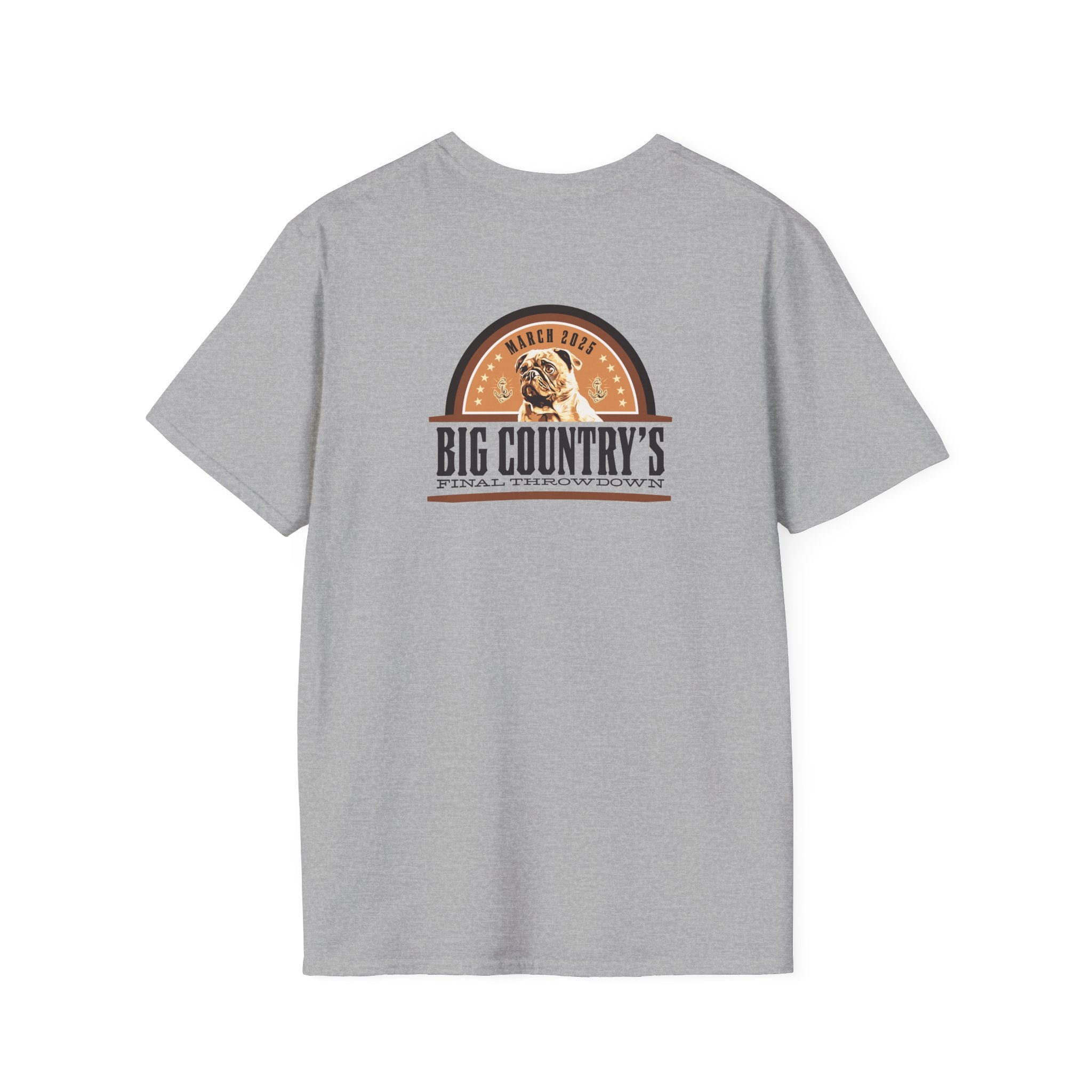 Short Sleeve T-Shirt: Big Country's Last Throwdown