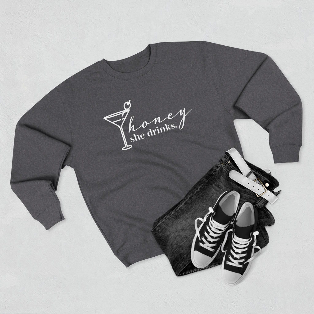 Honey She Drinks Crewneck