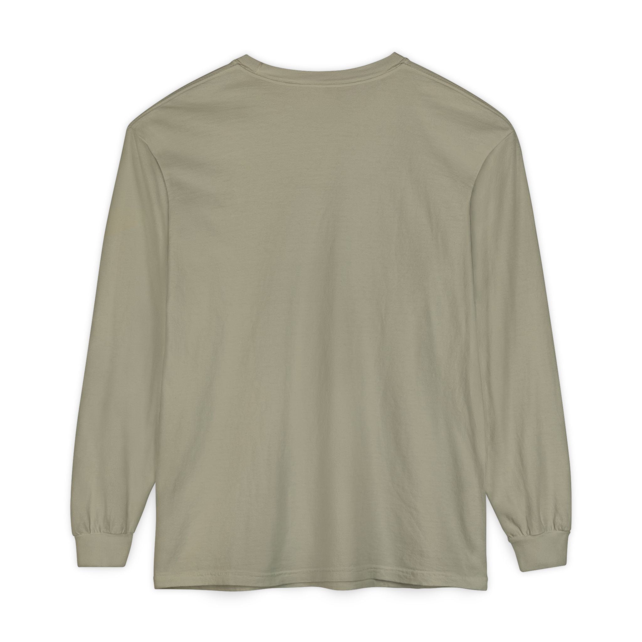 Honey She Drinks Garment-dyed Long Sleeve T-Shirt