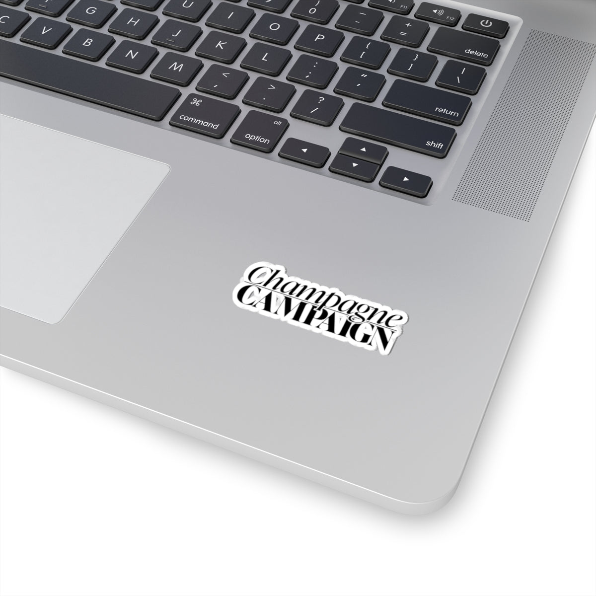 Champagne Campagne Stickers in Black