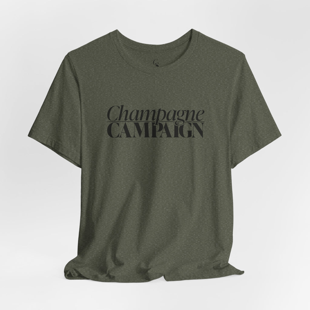 Champagne Campaign Short Sleeve Tee