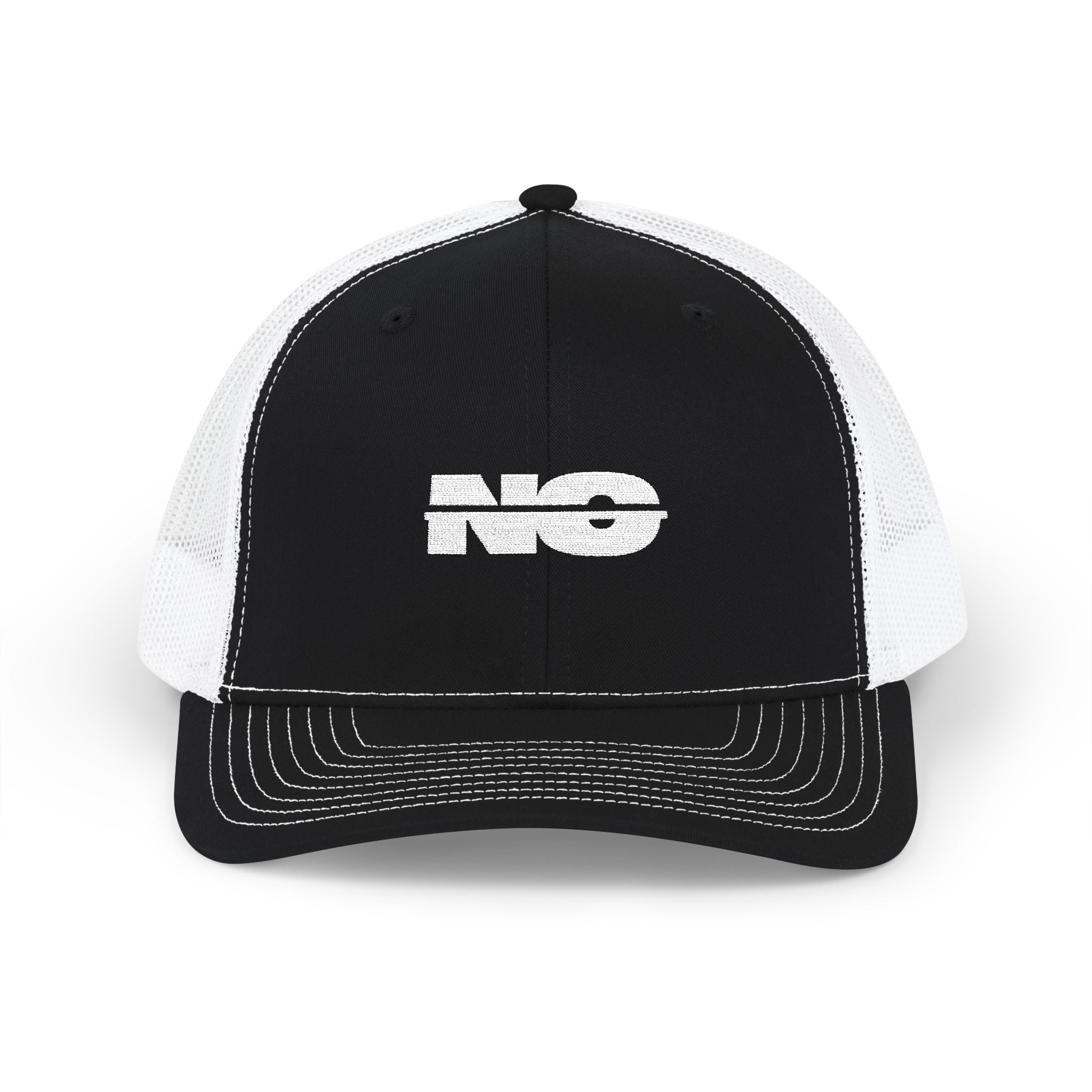 "No" by Nameless Signature Snapback Trucker Cap