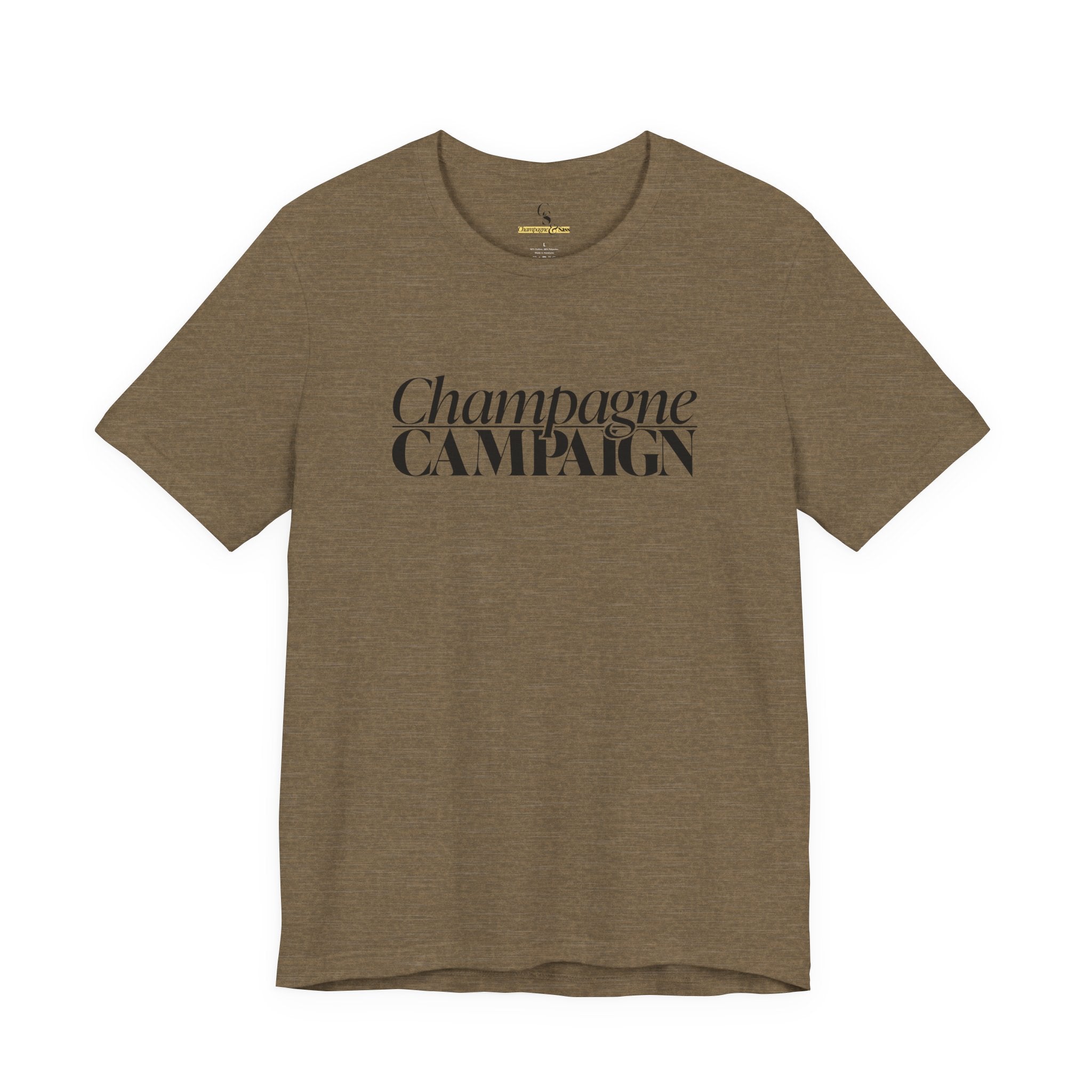 Champagne Campaign Short Sleeve Tee