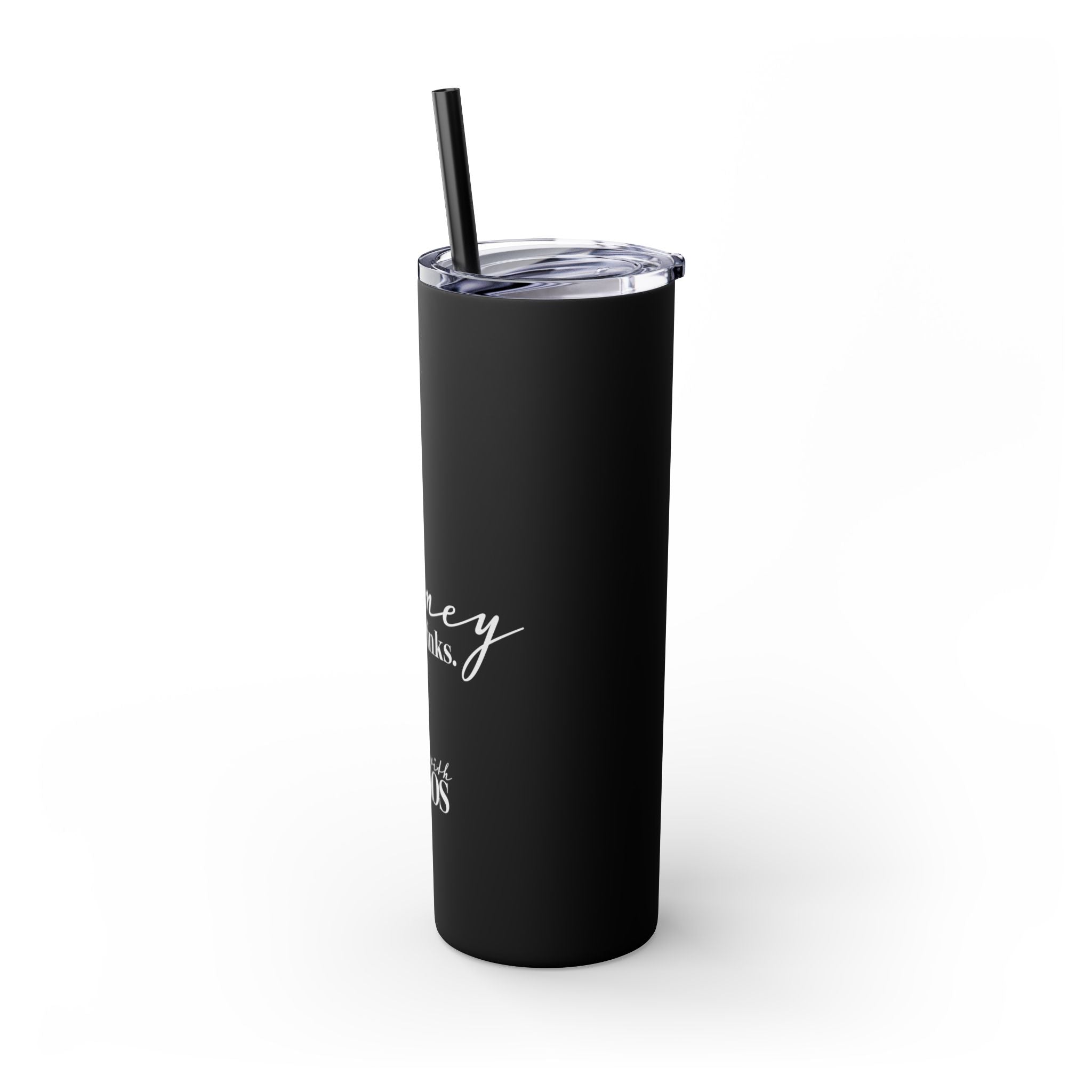 Honey She Drinks Tumbler with Straw, 20oz