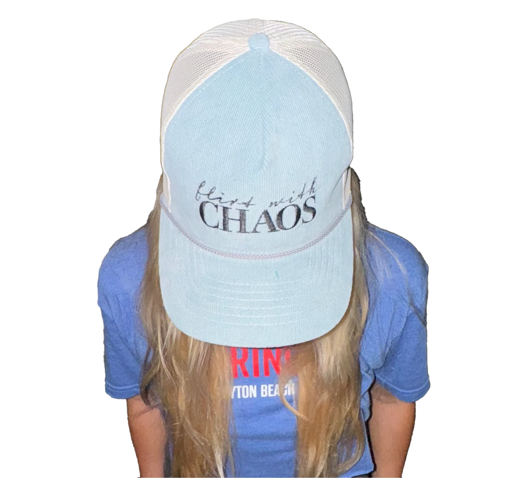[Pre-Order] "flirt with chaos" Corduory Trucker Salty Southerner