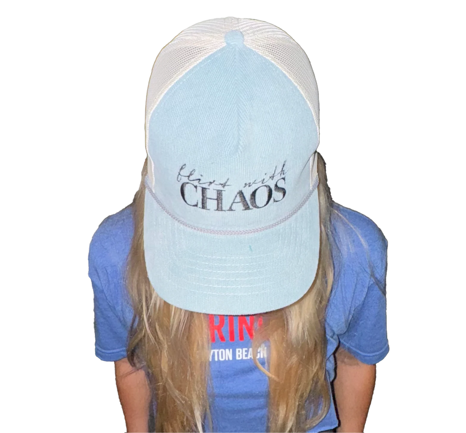 [Pre-Order] "flirt with chaos" Corduory Trucker Salty Southerner